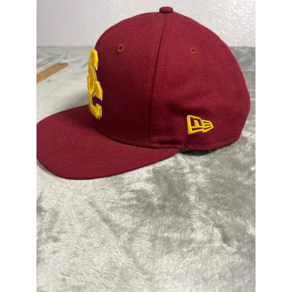 New Era‎ 9FIFTY USC Trojans Snapback Hat Cardinal Red Wool OSFM Cap